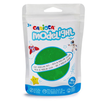 Immagine di Pasta Model Light - 50 gr - verde - Carioca [42686/15]