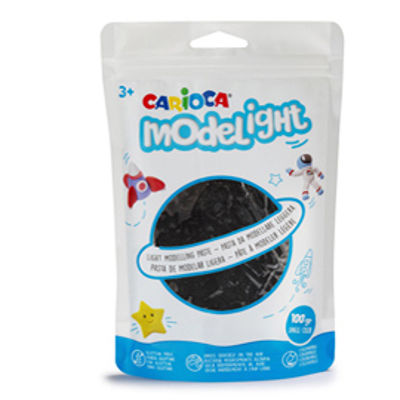 Immagine di Pasta Model Light - 100 gr - nero - Carioca [42685/01]