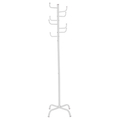 Immagine di Appendiabiti - 8 supporti - acciaio - 175 cm bianco - King Collection [A1007614]