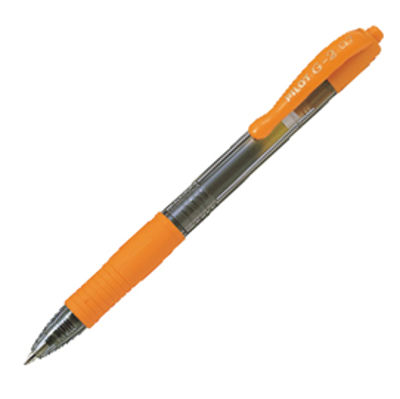 Immagine di Roller gel a scatto G-2 - punta 0,7mm - arancio - Pilot [001393]