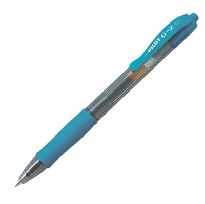 Immagine di Roller gel a scatto G-2 - punta 0,7mm - azzurro - Pilot [001487]