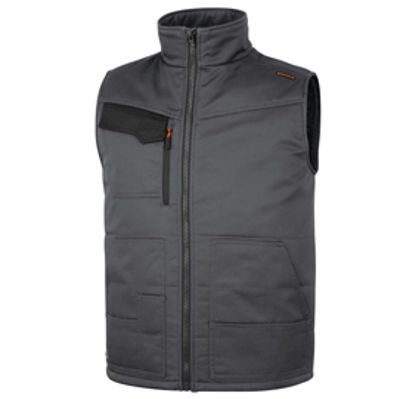 Immagine di Gilet Stockton3 - multitasche - taglia XL - grigio/arancio - Deltaplus [STOC3GOXG]