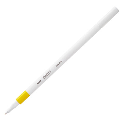 Immagine di Fineliner Emott - tratto 0.4 mm - giallo - Uni Mitsubishi [M PEM-SY G]