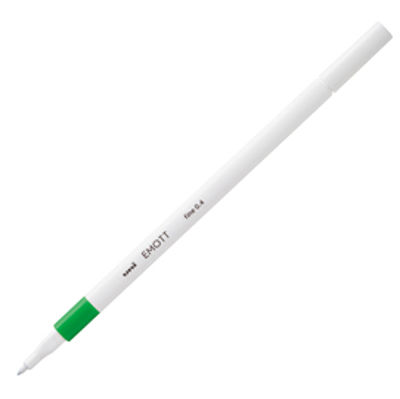 Immagine di Fineliner Emott - tratto 0.4 mm - verde - Uni Mitsubishi [M PEM-SY V]