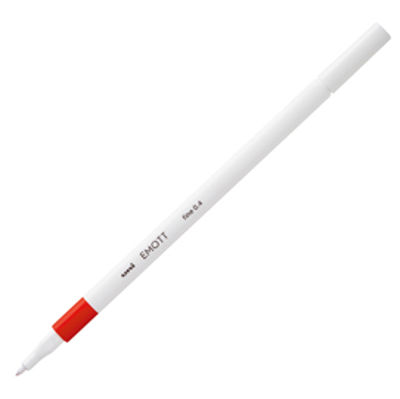 Immagine di Fineliner Emott - tratto 0.4 mm - rosso - Uni Mitsubishi [M PEM-SY R]