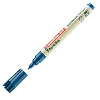 Immagine di Marcatore permanente 25 Ecoline - punta tonda 1.0 mm - blu - Edding [4-25003]