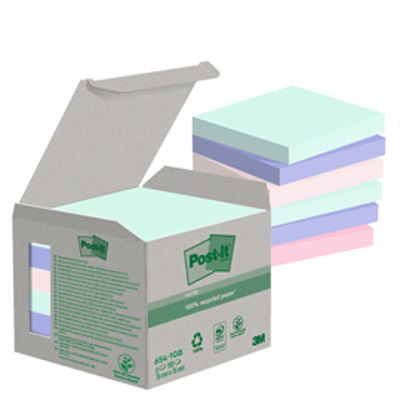 Immagine di Blocco Post it  Z-Notes Green - 654-1GB - Natural - 76 x 76 mm - 100 fogli - Post it  - conf. 6 pezzi [7100259123]