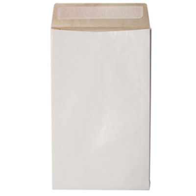 Immagine di Sacchetto Secursac - antistrappo - B5 - 19 x 26  x 4 cm - 130 gr - bianco - Blasetti - conf. 100 pezzi [0964]