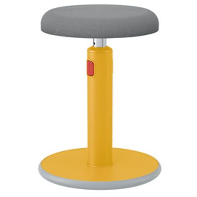 Immagine di Sgabello sit-stand Ergo Cosy - giallo - Leitz [65180019]