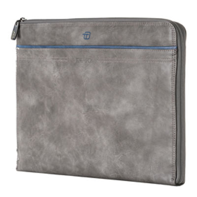 Immagine di Borsa offiicebag Bluegate - 38 x 30 x 2 cm - grigio - In tempo [8247GAB22]