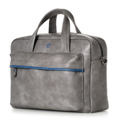 Immagine di Borsa con manici Bluegate - 40 x 29 x 16 cm - grigio - In Tempo [9236GAB22]