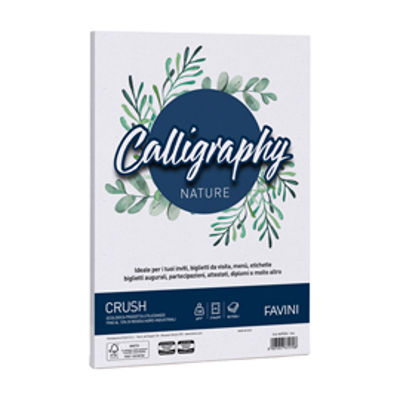 Immagine di Carta Calligraphy Nature Crush - A4 - 120 gr - uva- Favini - conf. 50 fogli [A69V534]