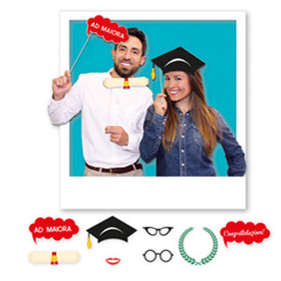 Immagine di Photo Booth Laurea - 8 fantasie - Big Party [81459]