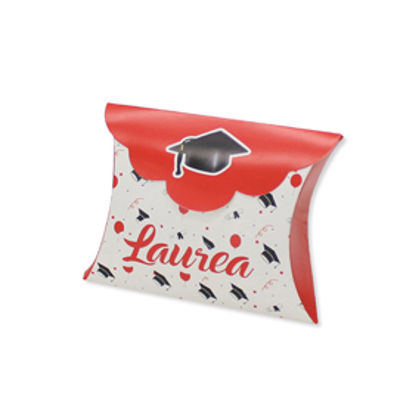 Immagine di Scatolina portaconfetti - Laurea - carta - 10 x 8 x 3 cm - Big Party - conf.25 pezzi [81680]