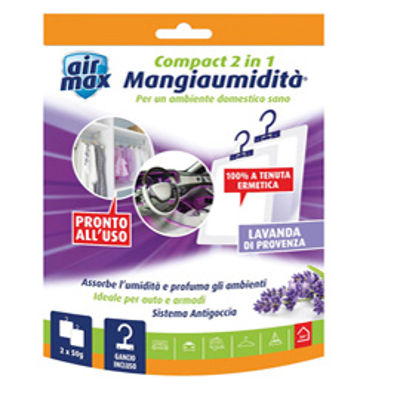 Immagine di MangiaumiditA' appendibile compact 2 in1 - lavanda di provenza - 50 gr - Air Max [D0246]