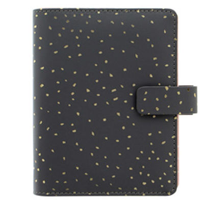 Immagine di Organiser Confetti - f.to Personal - 187 x 153 x 40 mm - con cinturino - nero - Filofax [22-028722]