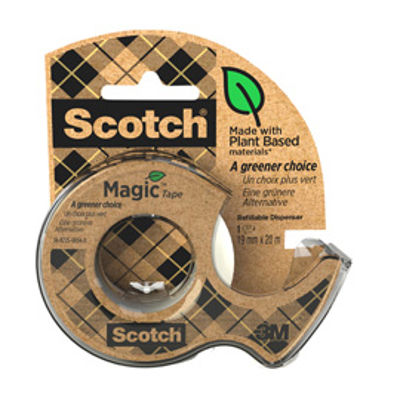 Immagine di Natro adesivo Magic 900 - green - in chiocciola - 19 mm x 20 m - Scotch [7100082821]