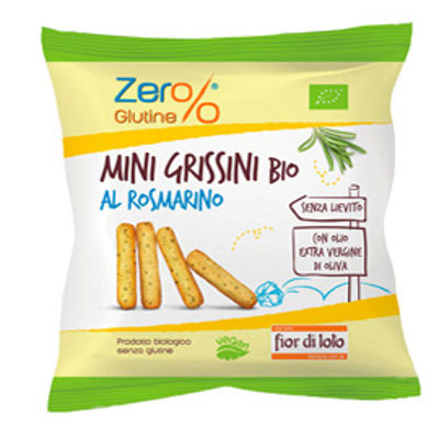 Immagine di Mini grissini - rosmarino - monodose da 30 gr - Zerglutine [0700674]