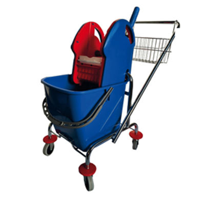 Immagine di Carrello strizzatore Grouse 26 - per pulizie - da 25 lt - Taxon [41601]