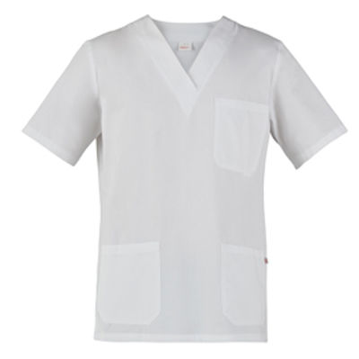 Immagine di Casacca Jason - maniche corte - unisex - taglia XL - bianco - Giblor's [Q3K00242-C01-XL]