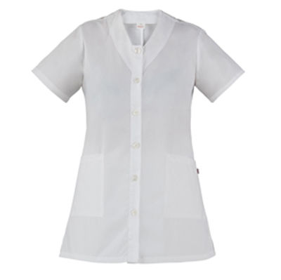 Immagine di Casacca Camelia - da donna - taglia XL - bianco - Giblor's [Q9K00222-C01-XL]