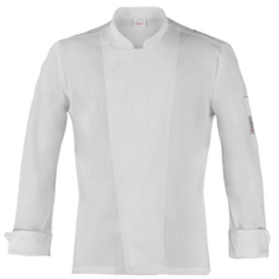 Immagine di Giacca da Chef Augustin - da uomo - taglia XL - bianco - Giblor's [Q8G00187-C01-XL]