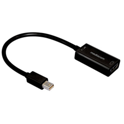 Immagine di Adattatore - da porta mini display a HDMI - Mediacom [MD-M202]