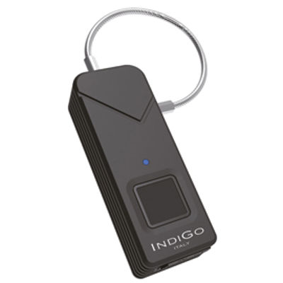 Immagine di Lucchetto Indico Lock2 - con impronta digitale - Mediacom [MI-LOCK200]