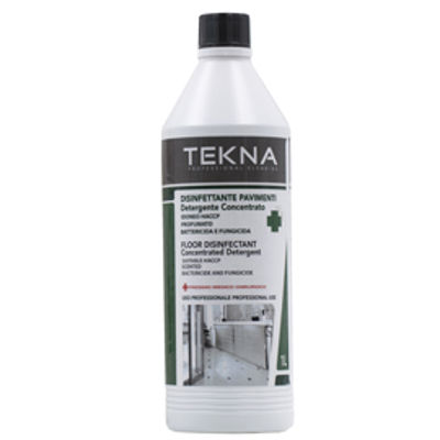 Immagine di Disinfettante detergente - per pavimenti - concentrato - 1 lt - Tekna [k005]