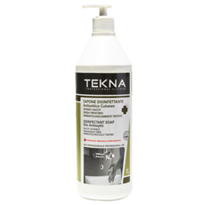 Immagine di Disinfettante detergente - per pavimenti - concentrato - 1 lt - Tekna [k014]