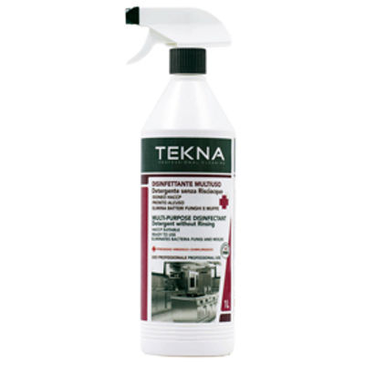 Immagine di Disinfettante multiuso - senza risciacquo - 1 L - Tekna [k012]