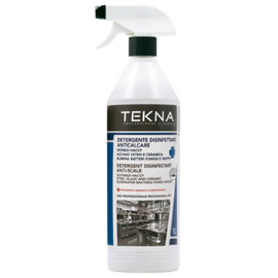 Immagine di Detergente disinfettante anticalcare - senza profumo - 1 lt - Tekna [k010]