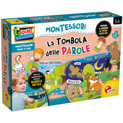 Immagine di La tombola delle parole Montessori Maxi - Lisciani [92802]