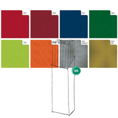 Immagine di Rotolo carta regalo Ecocolor - 3 x 1 m - colori assortiti - Sadoch [R3M01]