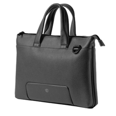 Immagine di Borsa espandibile Gate Trended - con manici - 41 x 30 x 7 cm - ecopelle - nero - InTempo [9234GAT34]