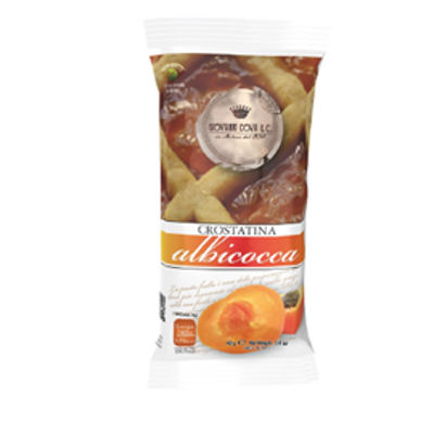 Immagine di Crostatina gusto albicocca - 45 gr - Brancato - conf. 30 pezzi [COCRA]