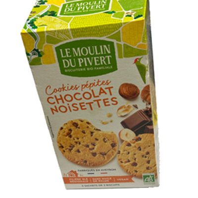 Immagine di Cookies cioccolato e nocciola - 175 gr - Le moulin du privert [0827759]