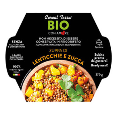 Immagine di Zuppa lenticchie e zucca - 300 gr - Cereal Terra [0039726]