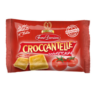 Immagine di Croccantelle - in sacchetto - 35 gr - gusto ketchup - Brancato [FDCKE]