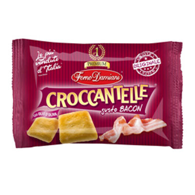 Immagine di Croccantelle - in sacchetto - 35 gr - gusto bacon - Brancato [FDCBA]