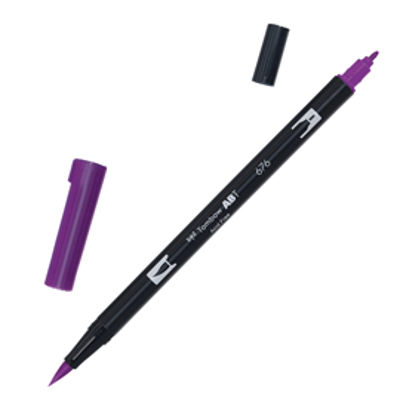 Immagine di Pennarello Dual Brush 676 - royal purple - Tombow [PABT-676]