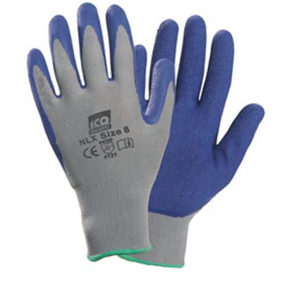 Immagine di Guanti mechanical Safety Palmpro 121 - taglia M - grigio/blu - Icoguanti [NLX121/M(7)]