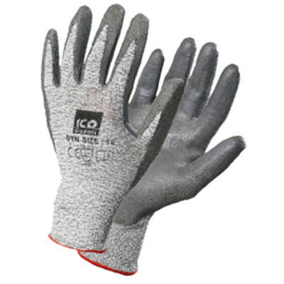 Immagine di Guanti mechanical Safety Palmpro 171 - taglia M - grigio - Icoguanti [DYNX171/M(7)]