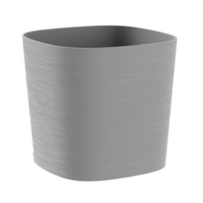 Immagine di Vaso quadrato Capri - 26 L - grigio nebbia - TeraPlast [38711038241]