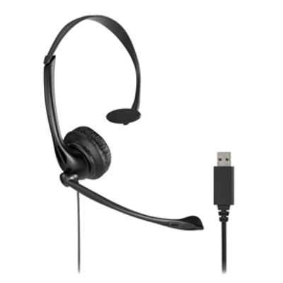 Immagine di Cuffie classiche mono USB-A - con microfono e controllo del volume - Kensington [K80100WW]