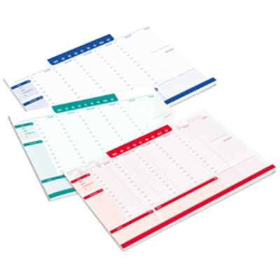 Immagine di Desk planner Monocromo - da scrivania - 42 x 29,5 cm - colori assortiti - Pigna [023266300]