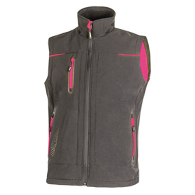 Immagine di Gilet donna Universe Lady - taglia S - grigio/fucsia - U-power [FU188GF-S]