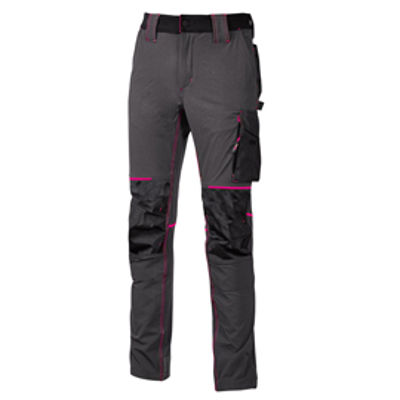 Immagine di Pantaloni da donna Atom Lady - taglia S - grigio/fucsia - U-power [PE145GF-S]