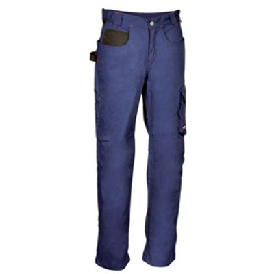 Immagine di Pantalone da donna Walklander - taglia 44 - blu navy/nero - Cofra [V421-0-02-44]