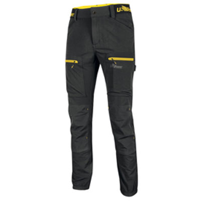 Immagine di Pantalone Horizon - taglia M - nero/giallo - U-power [FU267BC-M]